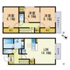 Dーroom平和 弐番館の間取り画像