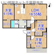 明幸 2番館の間取り画像