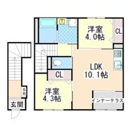 アルバ西岡本の間取り画像