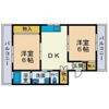 大六天マンションの間取り画像