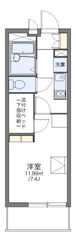 レオパレスライブラの間取り画像