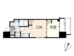 プライマル広島駅の間取り画像