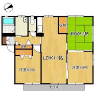 ディアコート (中間)の間取り画像