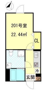 CFジオーレ西小岩5丁目の間取り画像