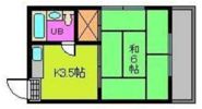 コーポ飛鳥2の間取り画像