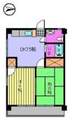 天山ハイツの間取り画像