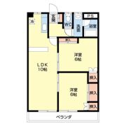 サンワハイツの間取り画像