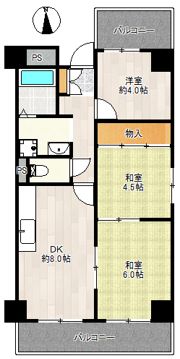 レクシア布施の間取り画像