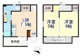 ハイマート岩屋の間取り画像
