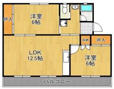 ヴィラナリー中間I 5号棟の間取り画像