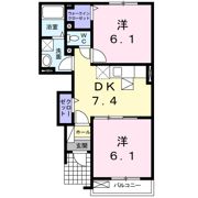 ウエストインBの間取り画像