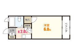 長山コーポラスの間取り画像