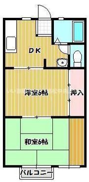 パナハイツABCの間取り画像