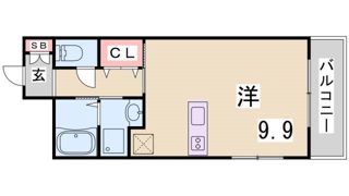 ジアコスモ神戸三宮の間取り画像