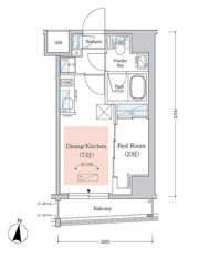 アーバネックス西新宿Ⅱの間取り画像