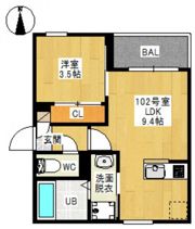 REGALEST 岡山駅西の間取り画像