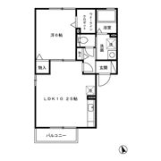 ヴィラクレストⅡの間取り画像