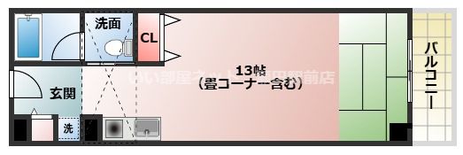 バックス大津雄琴レイクヒルズの間取り画像