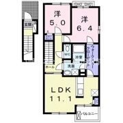 エスト コミタリアⅡの間取り画像