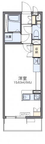 レオネクストフェリシテ天下茶屋の間取り画像