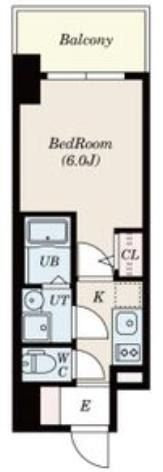 エスリードレジデンス神戸兵庫駅前の間取り画像