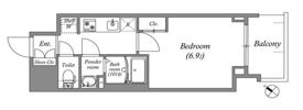 GENOVIA神戸湊川公園の間取り画像