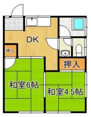 バディーコーポ用勺町の間取り画像