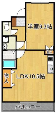 ベティプレイスの間取り画像