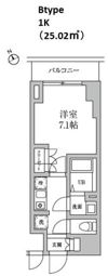 レジディア日本橋馬喰町Ⅱの間取り画像