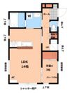 芋窪6丁目戸建賃貸住宅の間取り画像