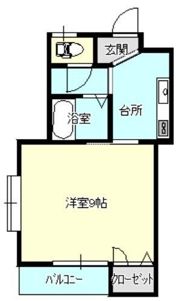 コーポエクセランスの間取り画像