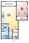 エククセレント15の間取り画像