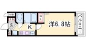 エステムコート神戸ハーバーランド前Ⅳベイライトの間取り画像