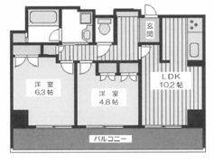 ラフィネ大崎（B）の間取り画像