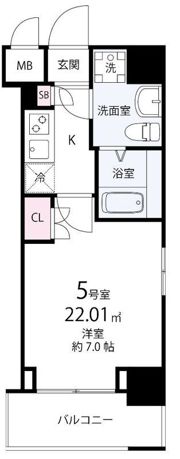 ヴォーナ・ヴィータ行徳駅前の間取り画像