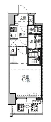 S-RESIDENCEドーム前千代崎の間取り画像