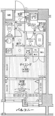 日神デュオステージ池袋の間取り画像