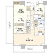 ザ・パークハウス桜坂サンリヤンの間取り画像