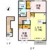グランツ Bの間取り画像
