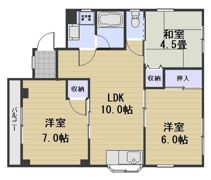 サンハイツの間取り画像