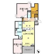 ビルゴ中吉野の間取り画像