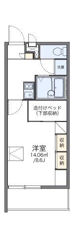 レオパレスプランタン参番館の間取り画像