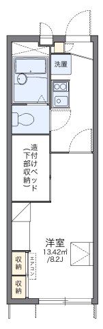 レオパレス津田山手の間取り画像