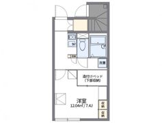 レオパレススターエンジェルの間取り画像