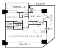 プレステージ山手県庁通りの間取り画像
