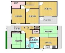 田井町25－3貸家の間取り画像