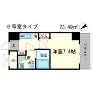 メインステージ西天満T’s SQUAREの間取り画像
