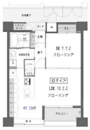ガーデン蒲田の間取り画像