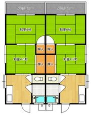 エンゼルハイツの間取り画像