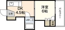 飯田コーポラスの間取り画像